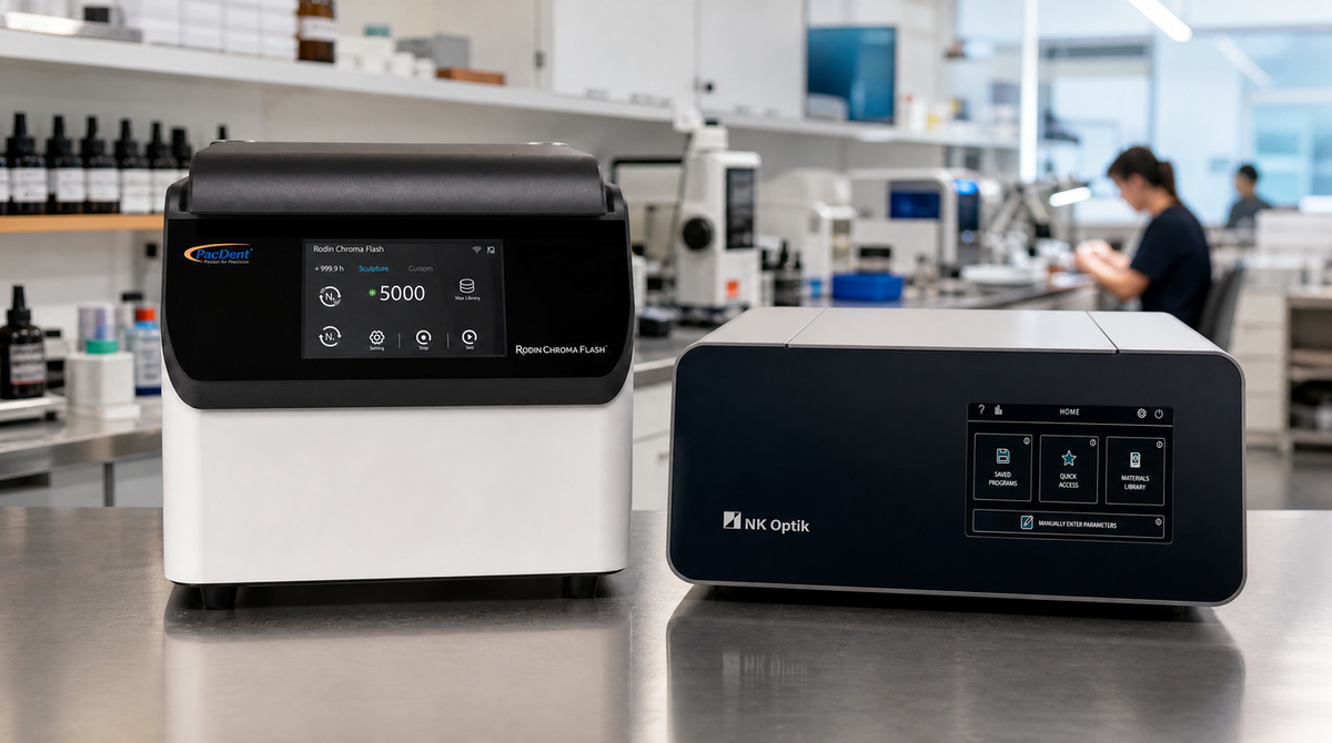 Rodin Chroma Flash vs. NK Flash 150: A Deep Dive for Dental Labs