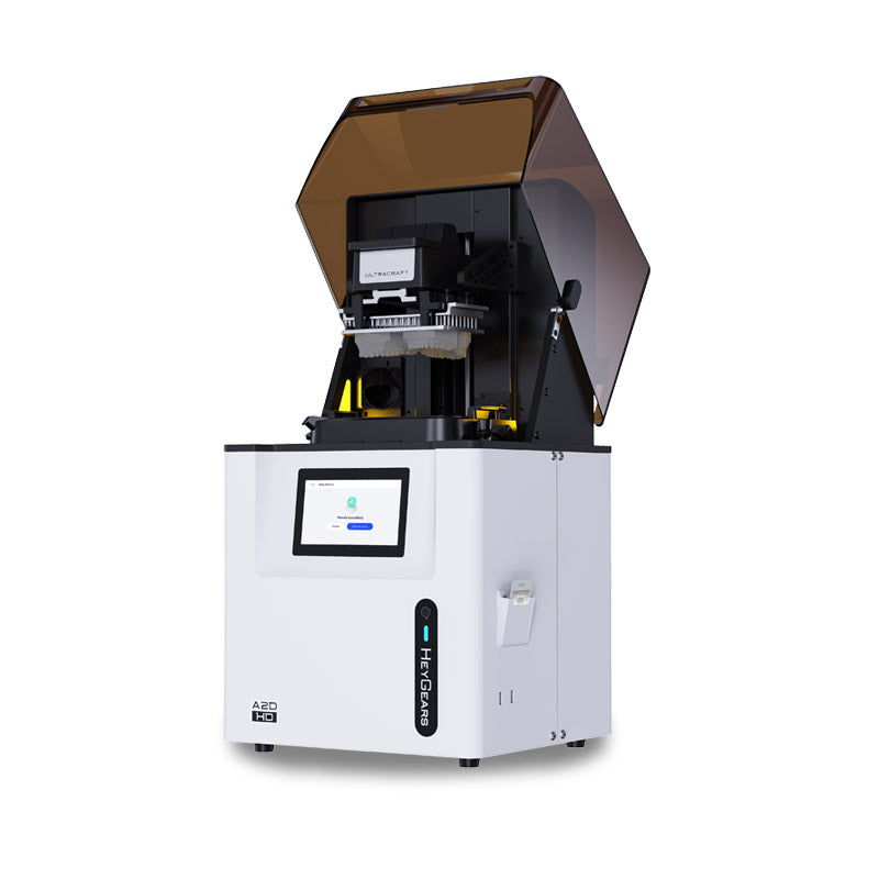 High-speed 4K dental 3D printer for clear aligner and model production with stable batch performance.