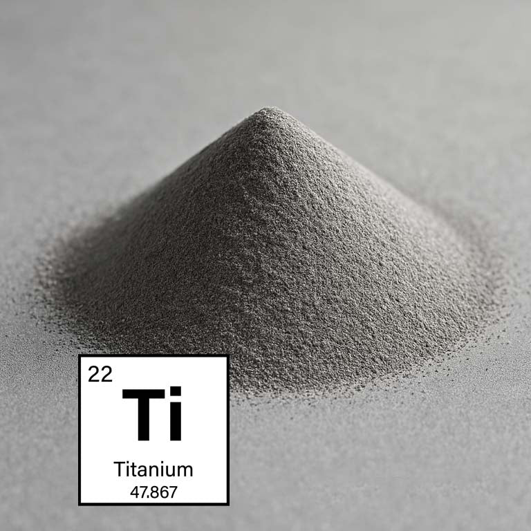 Titanium 3D Metal Powder (1kg/2.2 lbs. per bottle)
