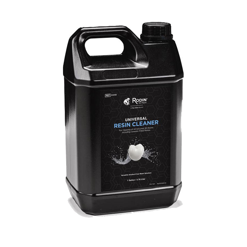 Universal Resin Cleaner for dental 3D printing — safe, low-odor IPA alternative for removing uncured UV resin.