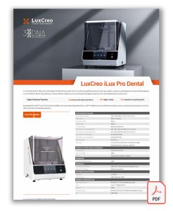 iLux Pro 3D Printer from 3DNA Dental