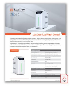 LexCreo iWash from 3DNA Dental