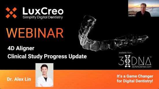 LuxCreo and 3DNA Dental Direct Print Aligner Webinar