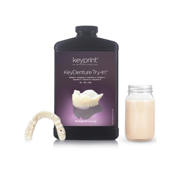 KeyDenture Try-In Resin form 3DNA Dental