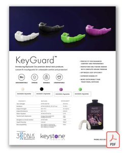 KeyGuard™ 3D Mouthguard Resin from 3DNA™ Dental